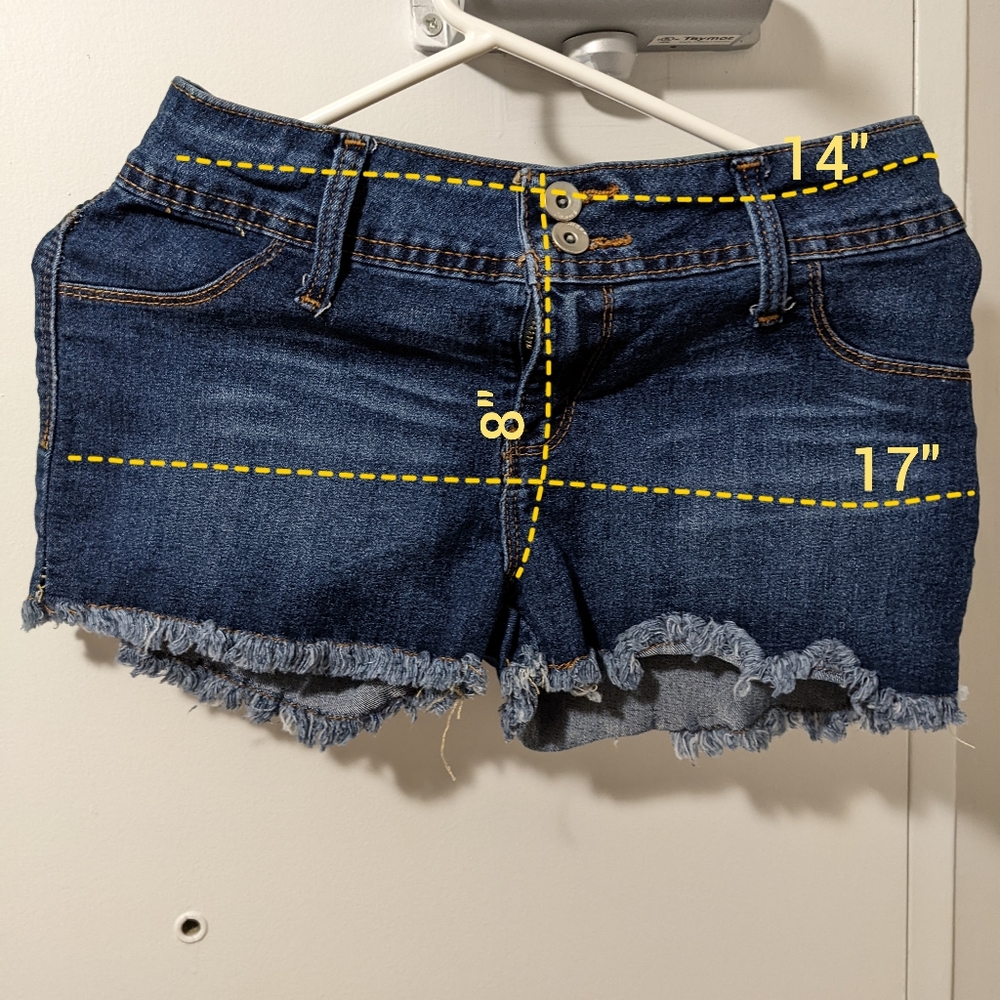 Denim shorts
